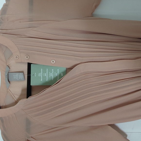 🏵️💚 Pleated Chiffon Dress - Picture 8 of 11